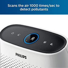 Load image into Gallery viewer, Philips Ac1215/20 Air Purifier, Long Hepa Filter Life Upto 17000 Hours, Removes 99.97% Airborne Pollutants, 4-Stage Filtration With True Hepa Filter(White)
