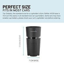 Load image into Gallery viewer, Reffair AX30 [MAX] Portable Air Purifier for Car, Home &amp; Office | Smart Ionizer Function | H13 Grade True HEPA Filter [Internationally Tested] Aromabuds Fragrance Option - Black