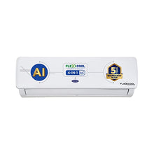 Load image into Gallery viewer, Carrier 1 Ton 3 Star AI Flexicool Inverter Split AC (Copper, Convertible 4-in-1 Cooling,Dual Filtration with HD &amp; PM 2.5 Filter, Auto Cleanser, 2023 Model,ESTER Exi - CAI12ER3R33F0,White)