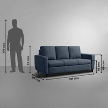Load image into Gallery viewer, Premium 3-Seater Sofas: &quot;Comfort and Style for Your Living Space&quot;